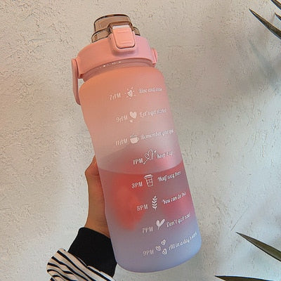 2L Motiváló Vízpalack Időjelzőkkel - HydroMotivator