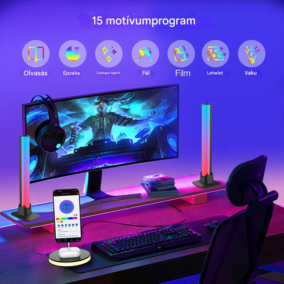 Zenei szinkronizáció LED fénycsövek - LumiRhythm