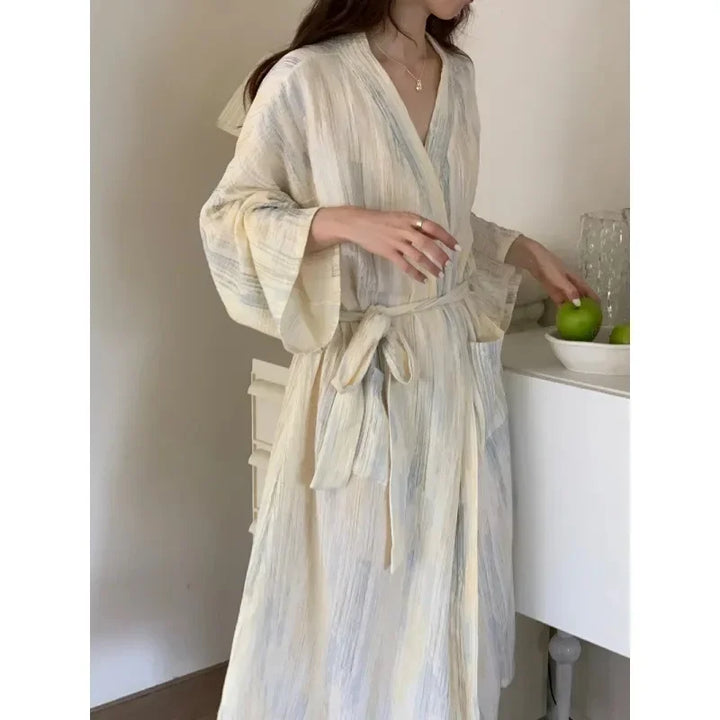 Casual Női Nyári Köntös Kimono Stílusban – Hana