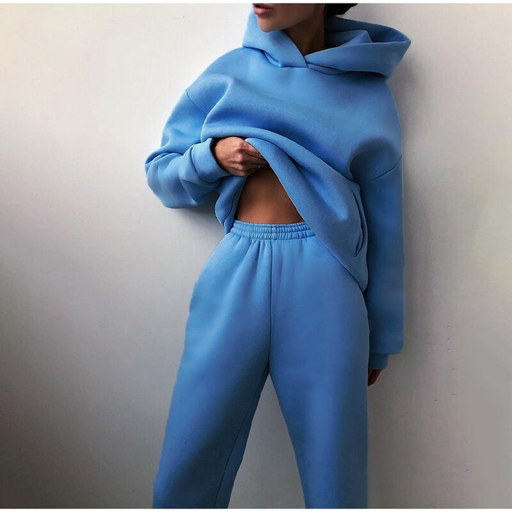 Hölgyméretű Oversized Lounge Jogging Szett – Liv