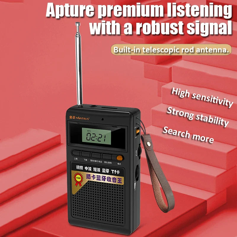 Hordozható Bluetooth Rádió és MP3-lejátszó - SoundPocket Mini