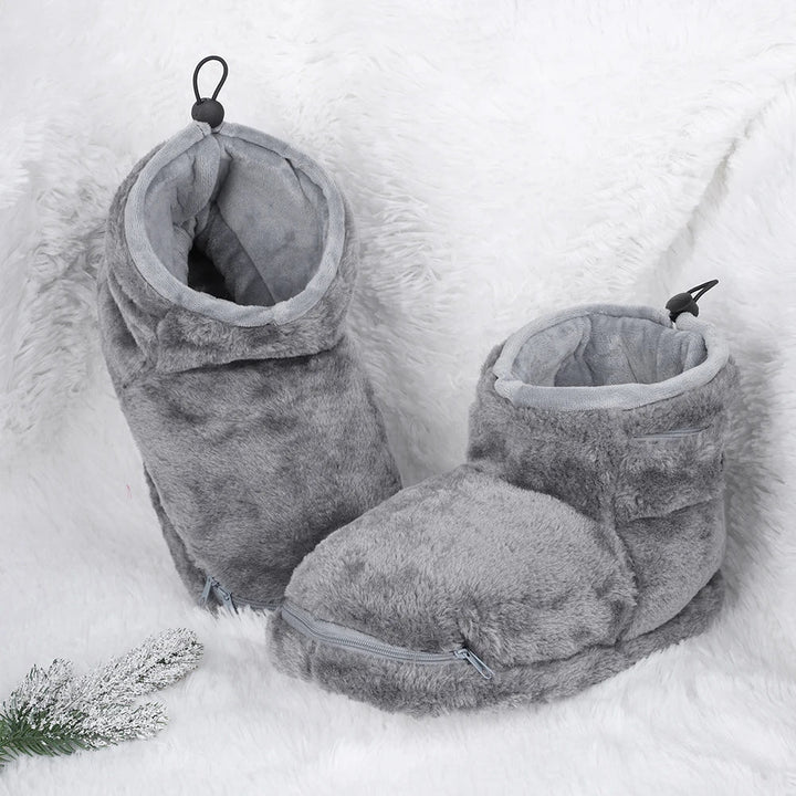Elektromos USB-papucs plüss béléssel – WarmFeet