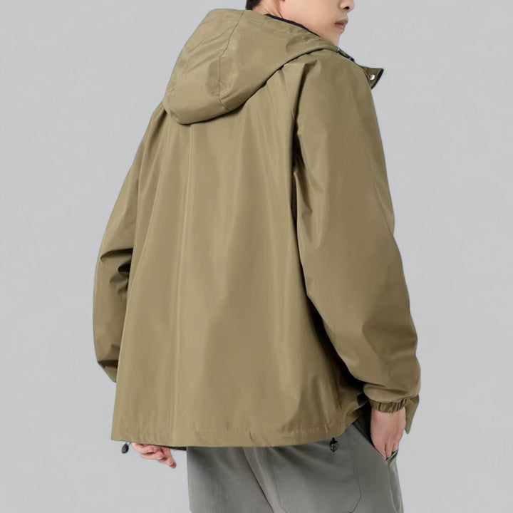 Férfi széldzseki laza szabással és időjárás-védelemmel – Damian