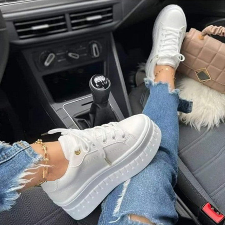 Stílusos Luxus Platform Hölgy Sneakers - Nina