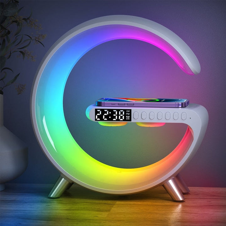 Vezeték nélküli töltőállomás hangszóróval - ChargeGlow
