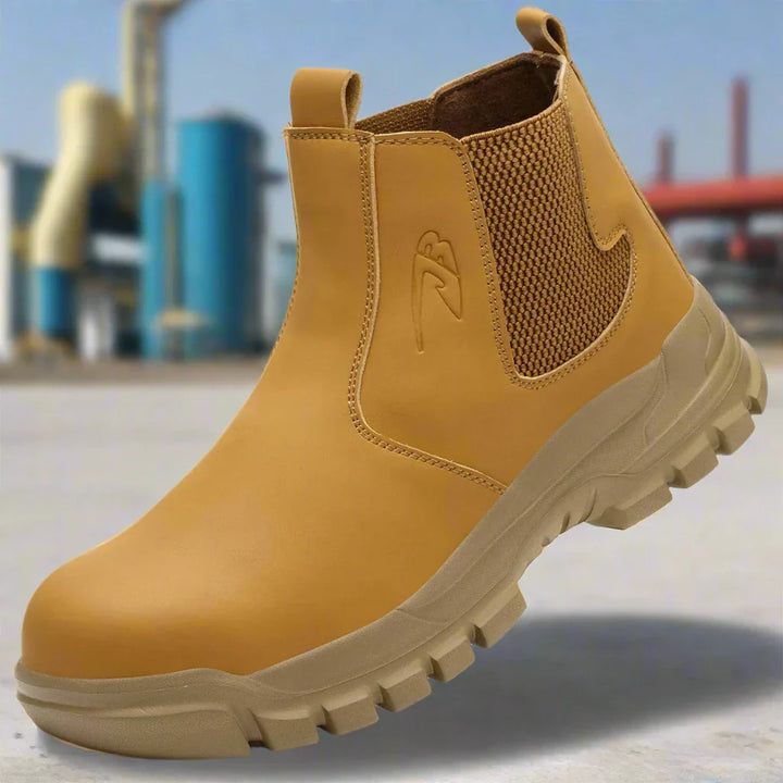 Férfi biztonsági munkacsizma vízálló acél orral és széles fazonnal – Magnus