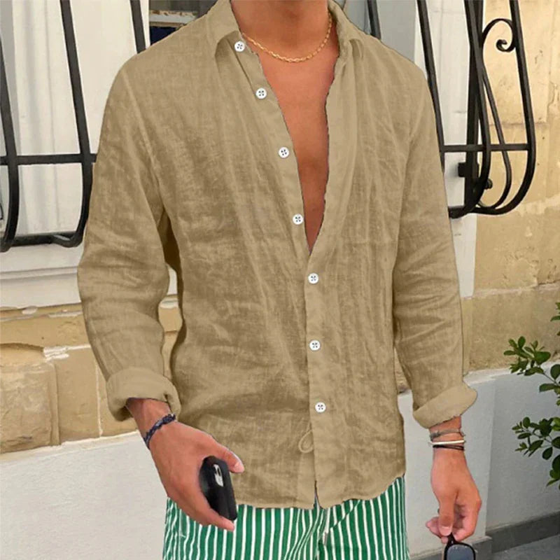 Légáteresztő és Laza Szabású Nyári Ing Férfiaknak – Taro