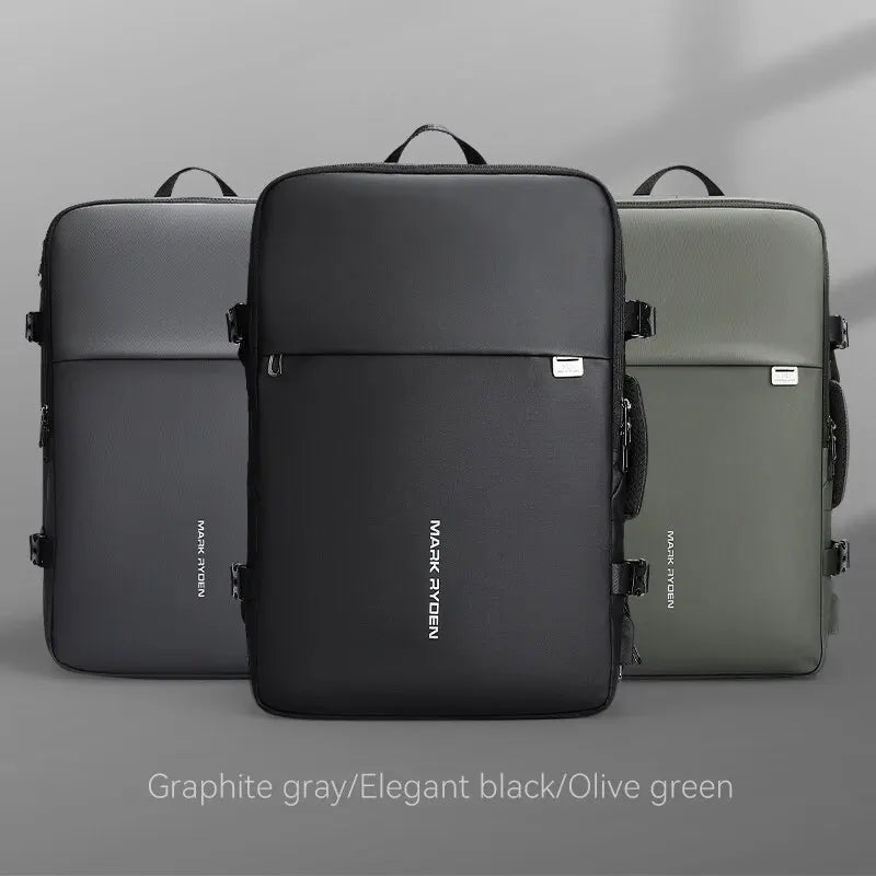 Bővíthető vízálló laptop- és légitársasági utazótáska