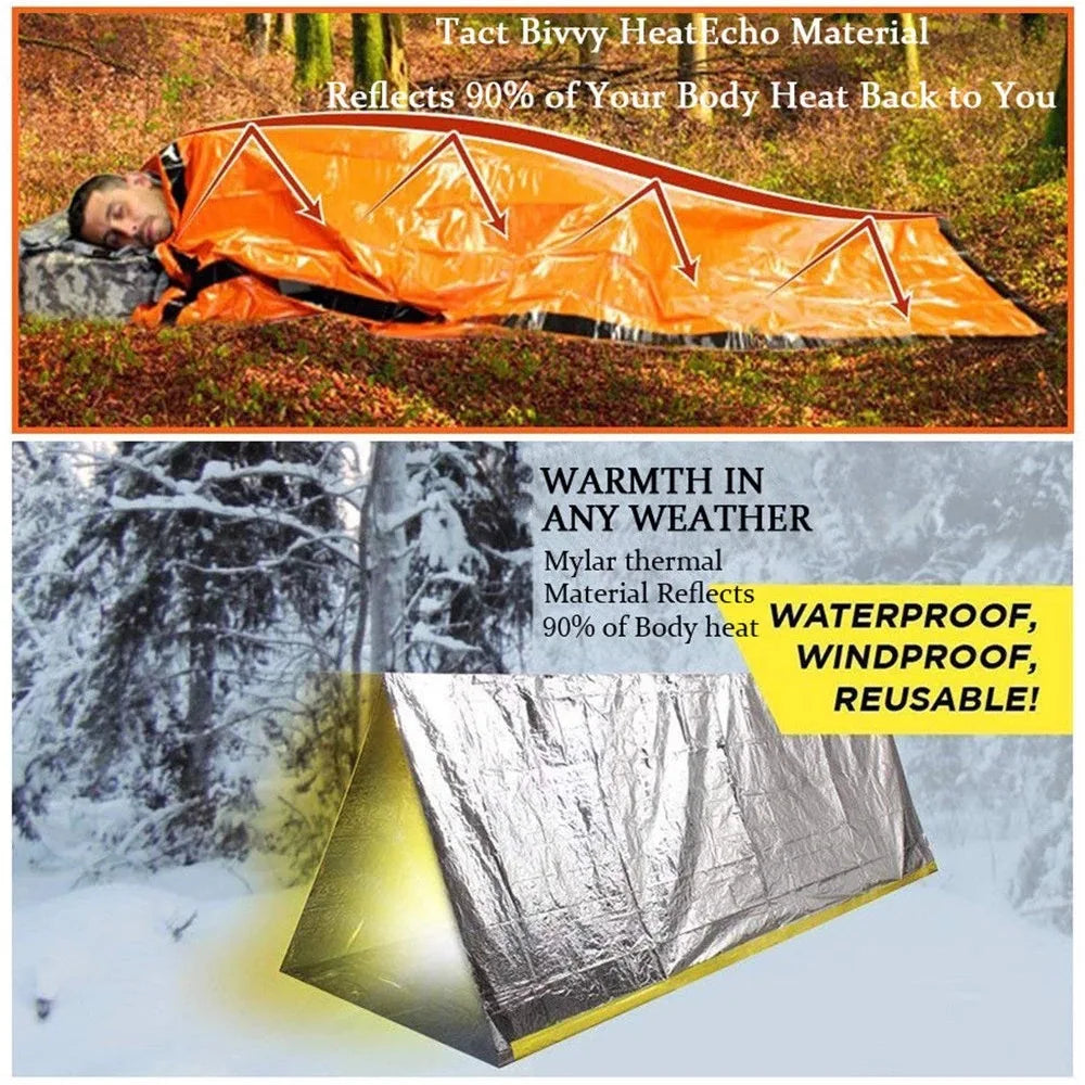 Vízálló Sürgősségi Hálózsák - SurvivalShield Bivy