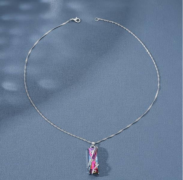 Szivárványkő Életfa™ nyaklánc | 1+1 INGYENES