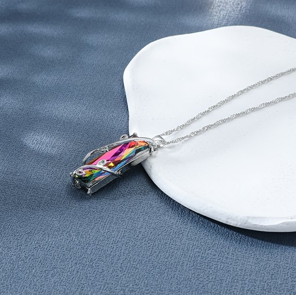 Szivárványkő Életfa™ nyaklánc | 1+1 INGYENES