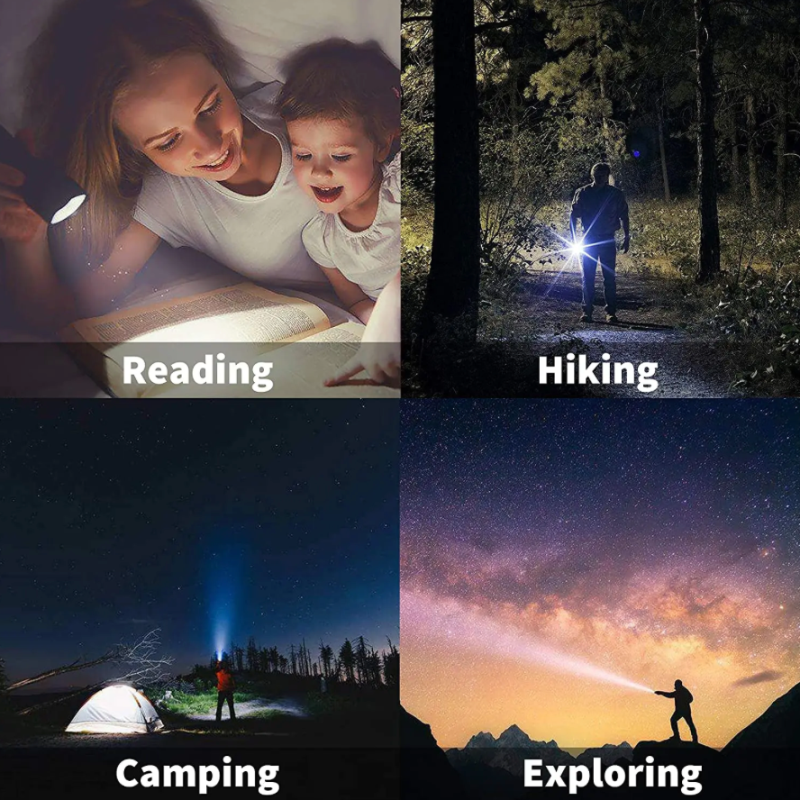 Erőteljes zseblámpa - LumeTitan