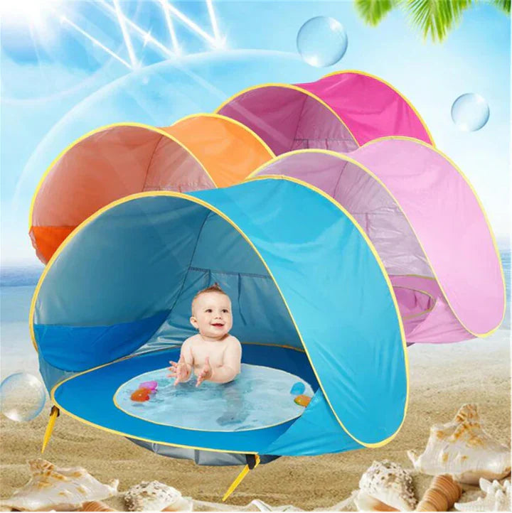 Babytábor UV-védelemmel és Mini Medence – SunShell