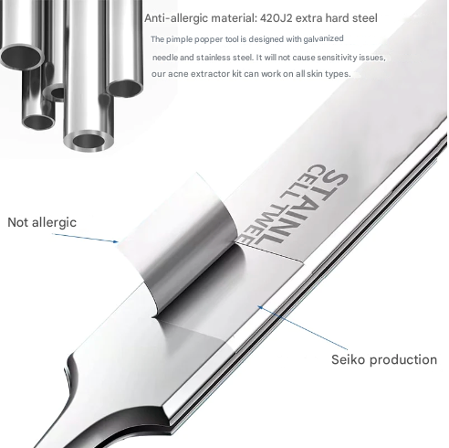 Precíziós csipesz mitesszerekhez és pattanásokhoz – Léna