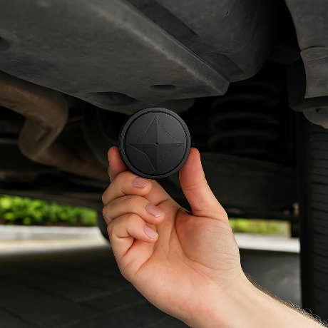 GPS Tracker mágneses kompakt – valós idejű helymeghatározás járművekhez, háziállatokhoz és értékekhez – USB tölthető