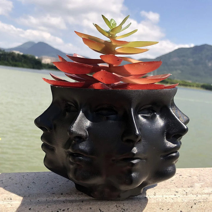 3D Arctartó Virágtartó - FaceBloom