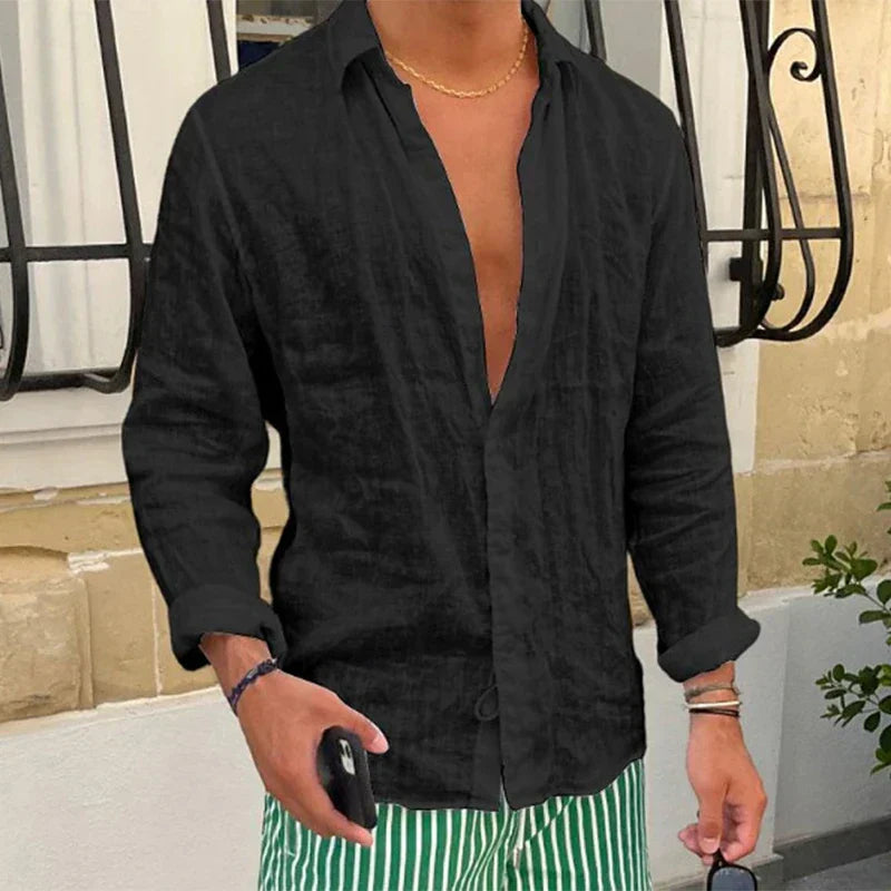 Légáteresztő és Laza Szabású Nyári Ing Férfiaknak – Taro