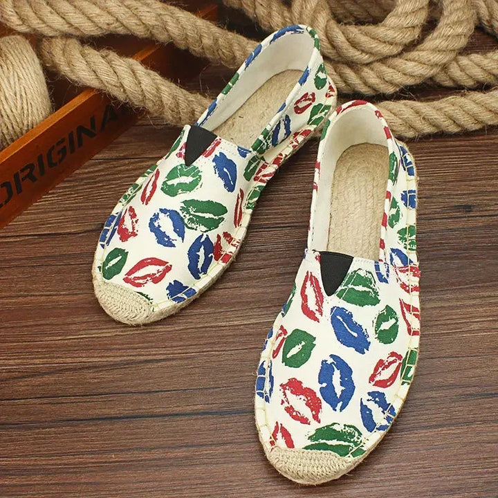 Férfi espadrille graffiti mintával – Elio