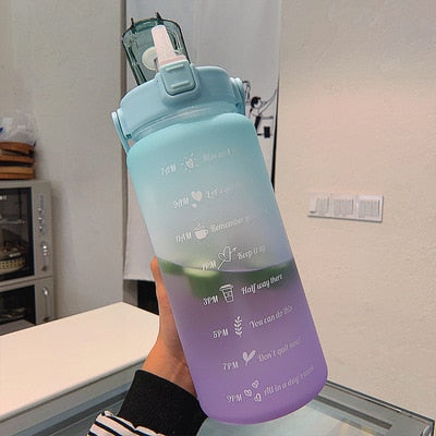 2L Motiváló Vízpalack Időjelzőkkel - HydroMotivator