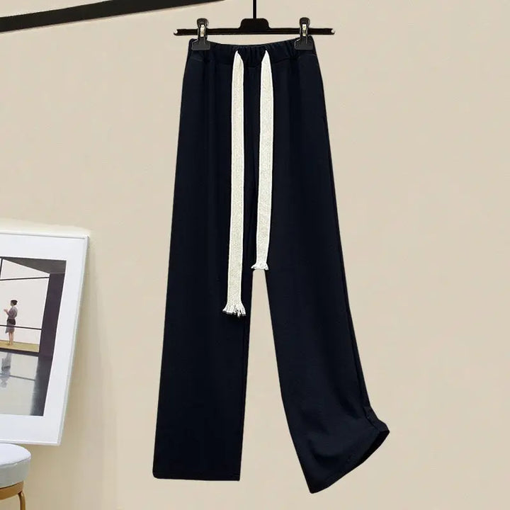 Két részes női szett pulóverrel és bő szárú nadrággal – Valeria