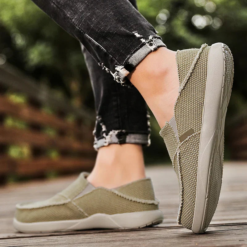 Könnyű vászoncipők férfiaknak | Lélegző nyári espadrilles - Niko