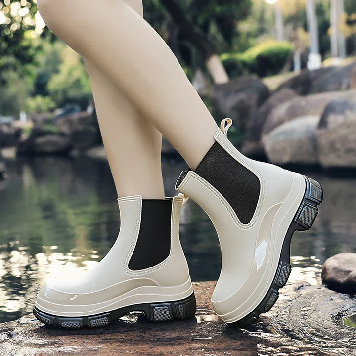 Női Chelsea esőcsizma Chunky platformtalppal – Elara