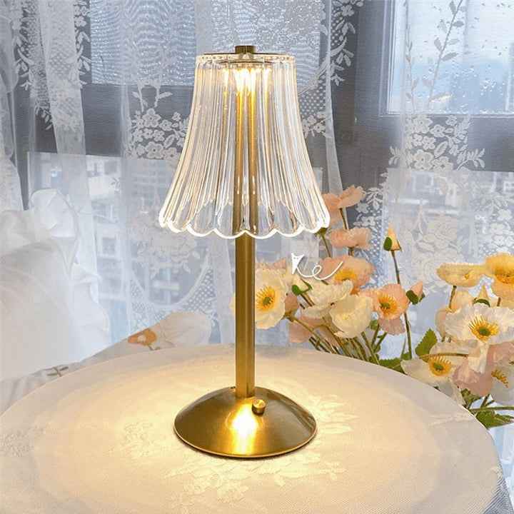 Arany Kristály Asztali Lámpa - Aurora Luxe