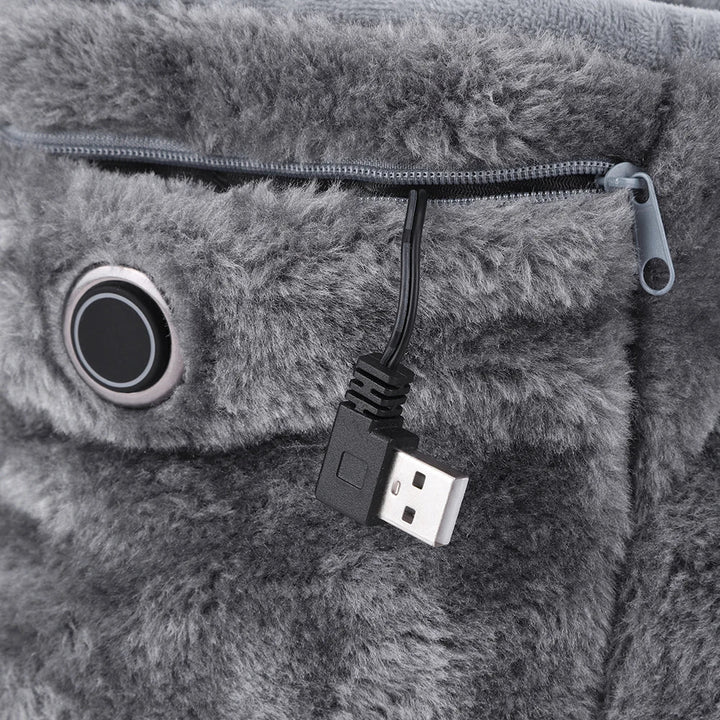 Elektromos USB-papucs plüss béléssel – WarmFeet