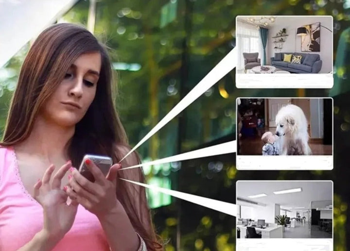 Kompakt WIFI Megfigyelő Kamera - SafeWatch Mini