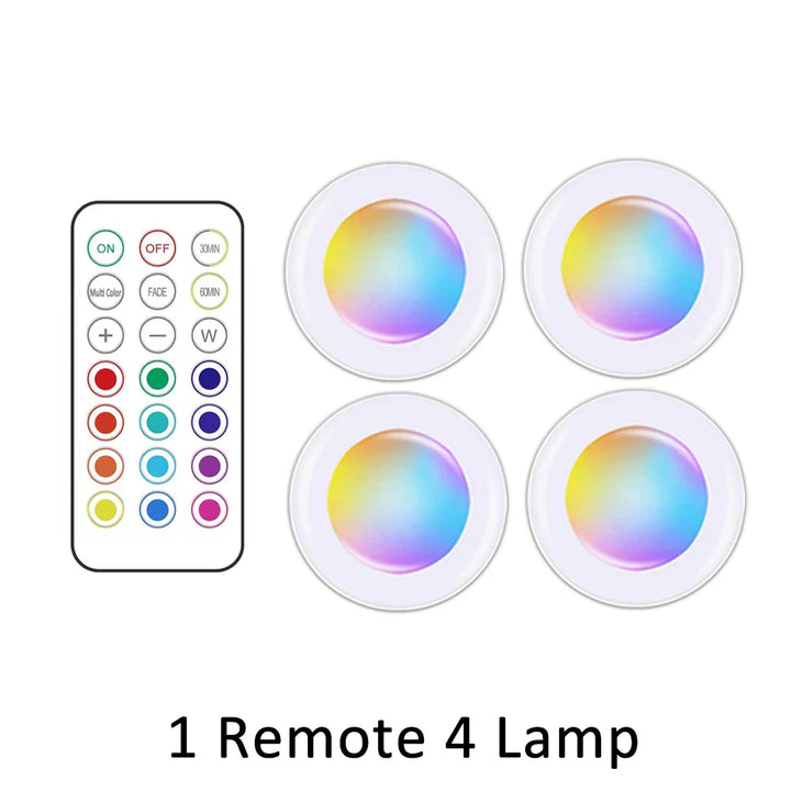 Vezeték nélküli RGB LED Aljzati világítás - GlowyLed