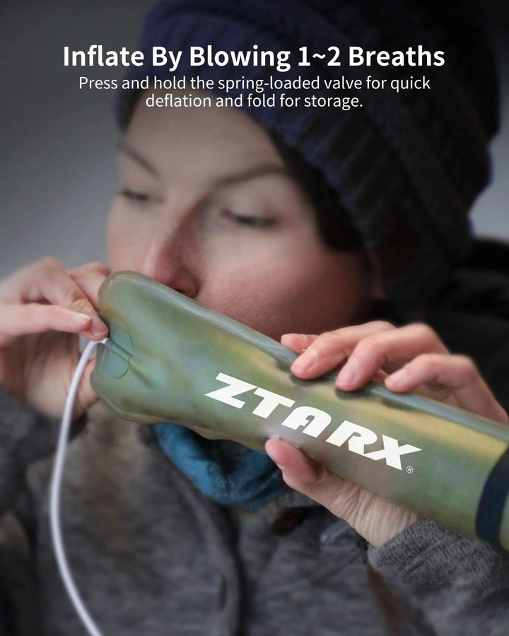 Felfújható Solar LED Csőlámpa - LumiGlow Pro