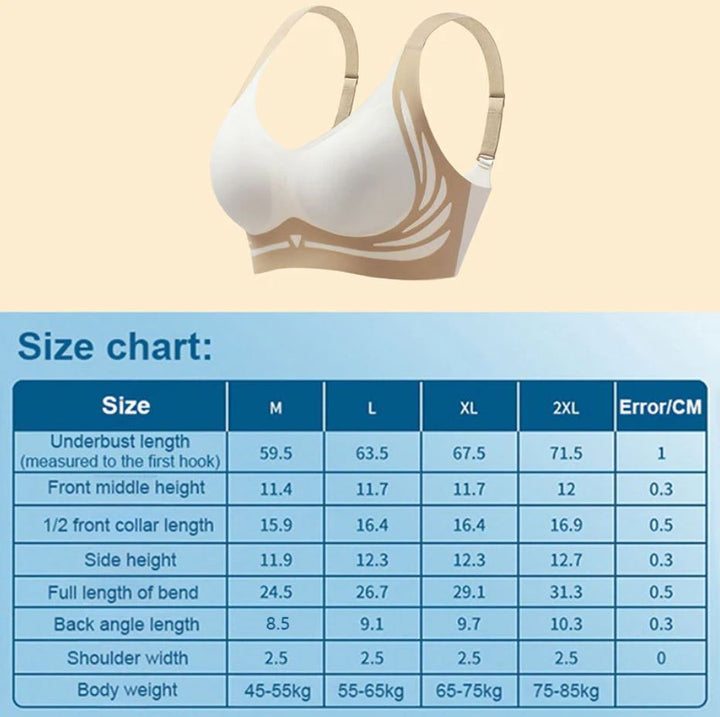 Vezeték nélküli Push-up Melltartó – ComfortLift