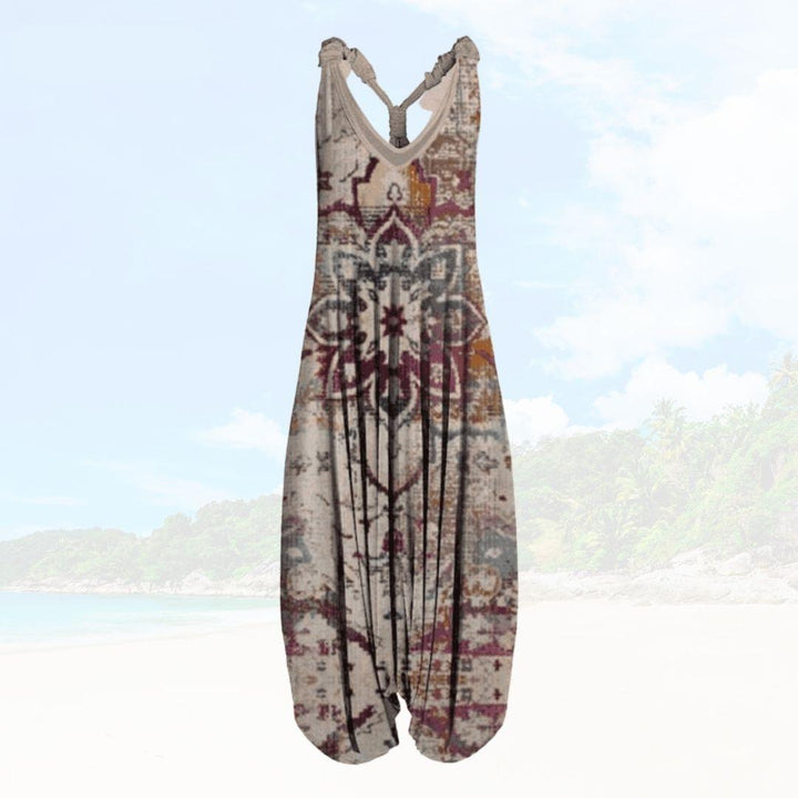 Nyári Női Jumpsuit Laza Szabással – Elenya