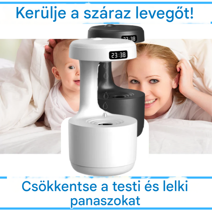 Luxus Varázslatos Levegőpárásító Diffúzor - AquaGlow