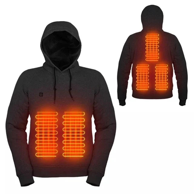 Fűtött uniszex kapucnis pulcsi - ThermaHoodie