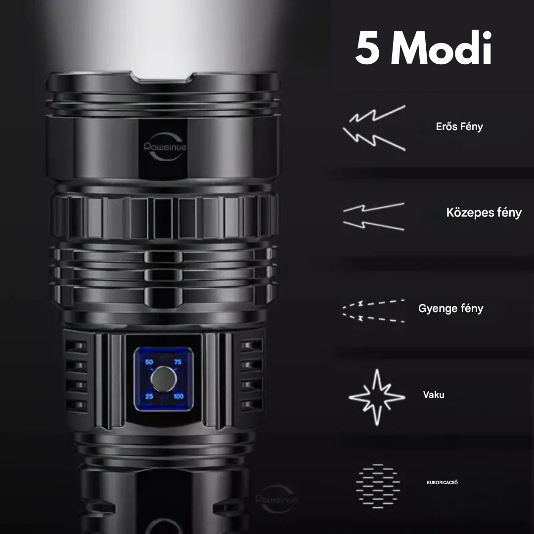 Ultra Erőteljes Taktikai Zseblámpa - PowerLume