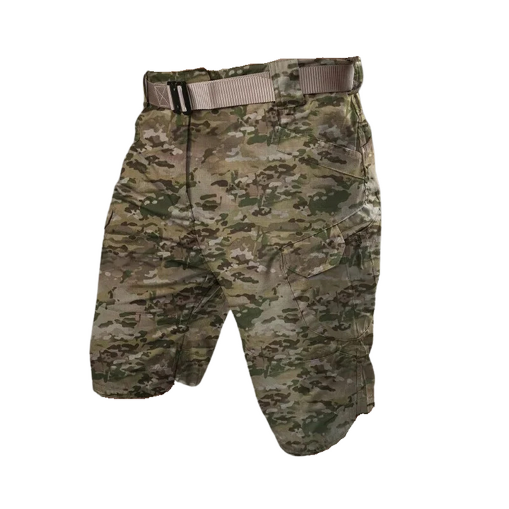 Férfi kültéri rövidnadrág 6 cipzáros zsebbel - FlexTrek Cargo Shorts