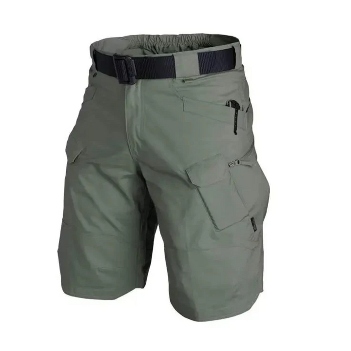 Férfi kültéri rövidnadrág 6 cipzáros zsebbel - FlexTrek Cargo Shorts
