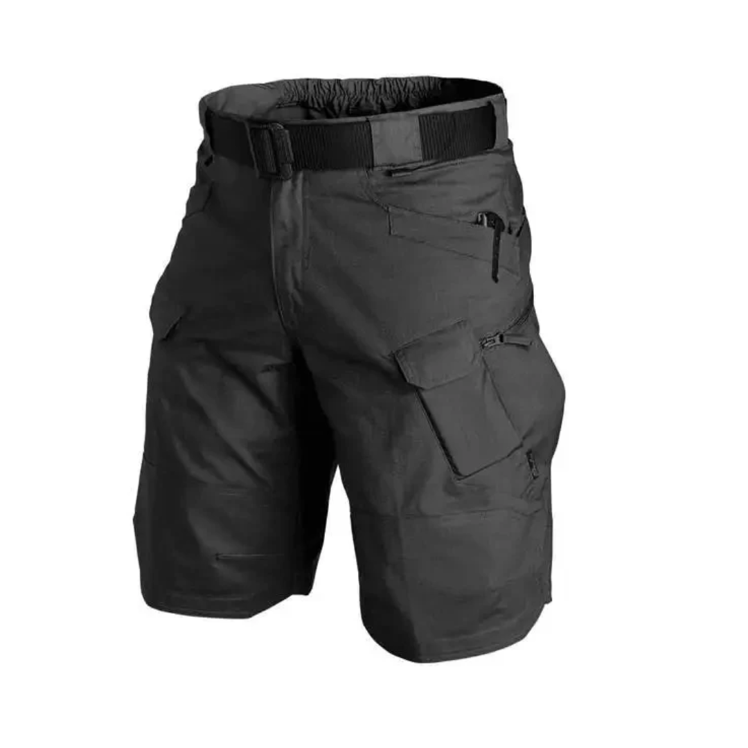 Férfi kültéri rövidnadrág 6 cipzáros zsebbel - FlexTrek Cargo Shorts