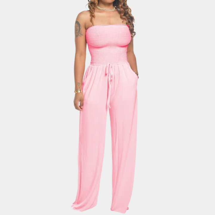 Bandeau Jumpsuit Nőknek - Livia