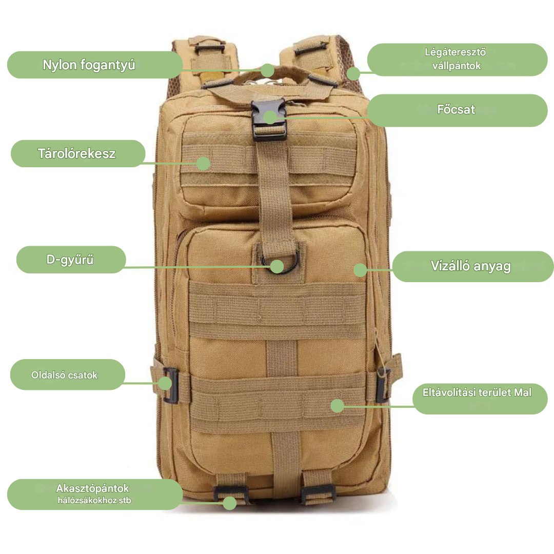 Vízálló Taktikai Hátizsák - AdventurePack