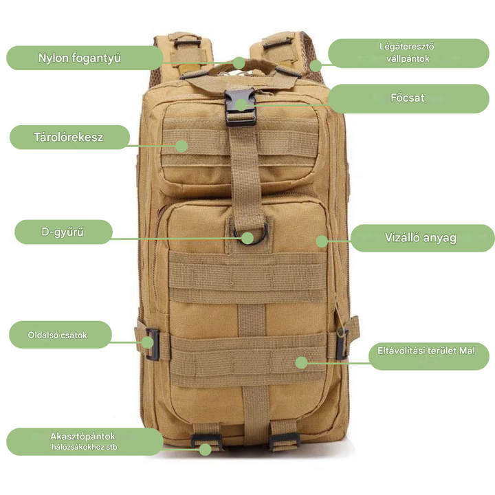 Vízálló Taktikai Hátizsák - AdventurePack