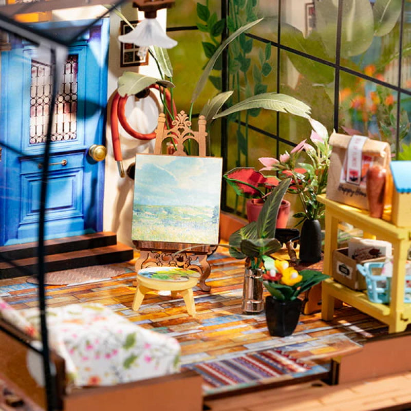 Miniatűr DIY Kiskert Ház Építőcsomag – BloomHaus