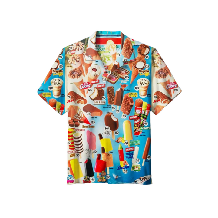 Nyári Férfi Ing Jégkrém Mintával – Luca