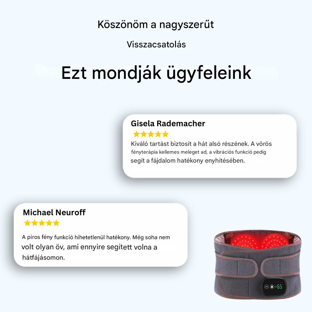 Ortopédiai hátpánt infravörös terápiával - ThermaLum