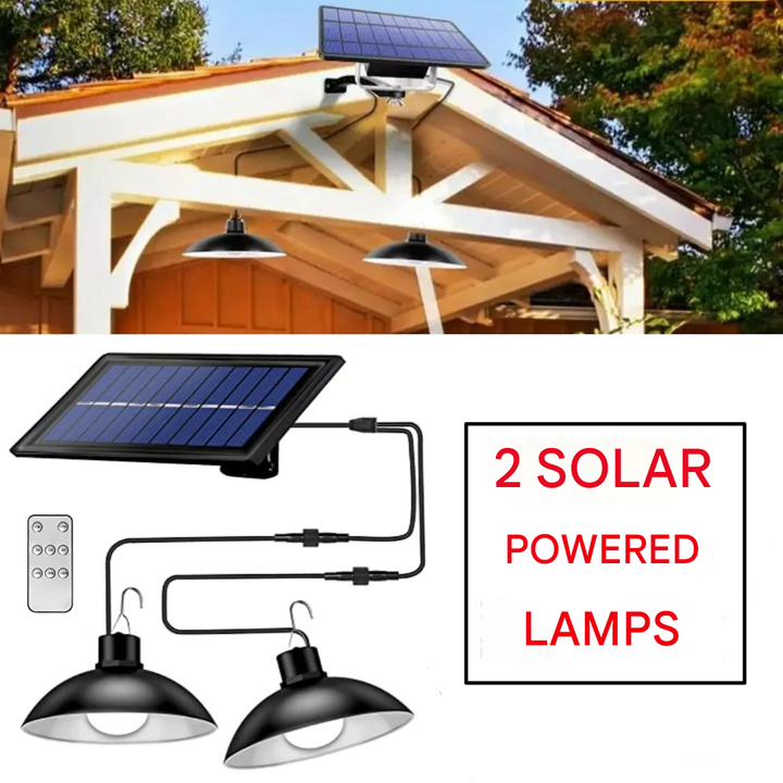 Vezeték nélküli Napenergia LED Lámpa Készlet Távirányítóval – TwinRay