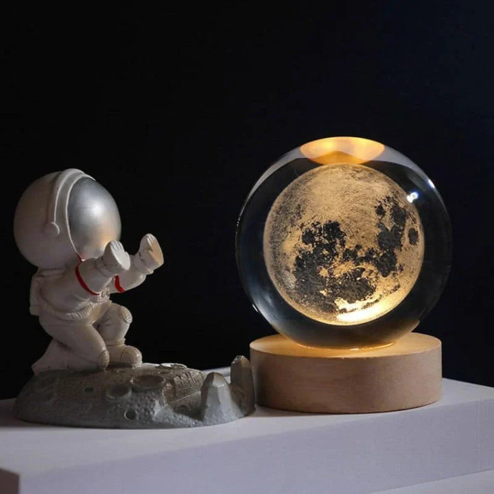 3D Gravírozott Kristálygömb - Celestia
