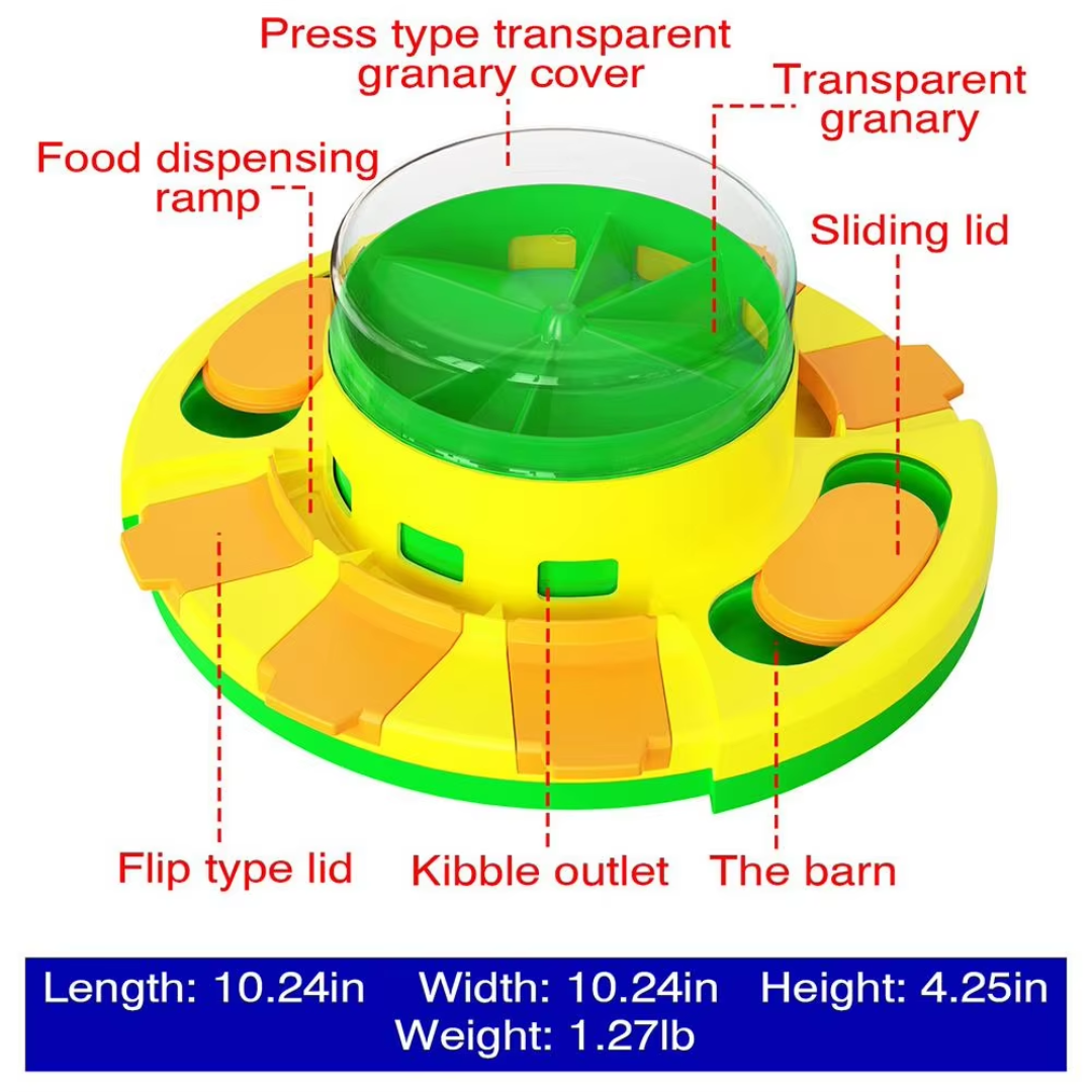 Interaktív Kutya Rejtvény Etető – Serkentsd & Jutalmazd