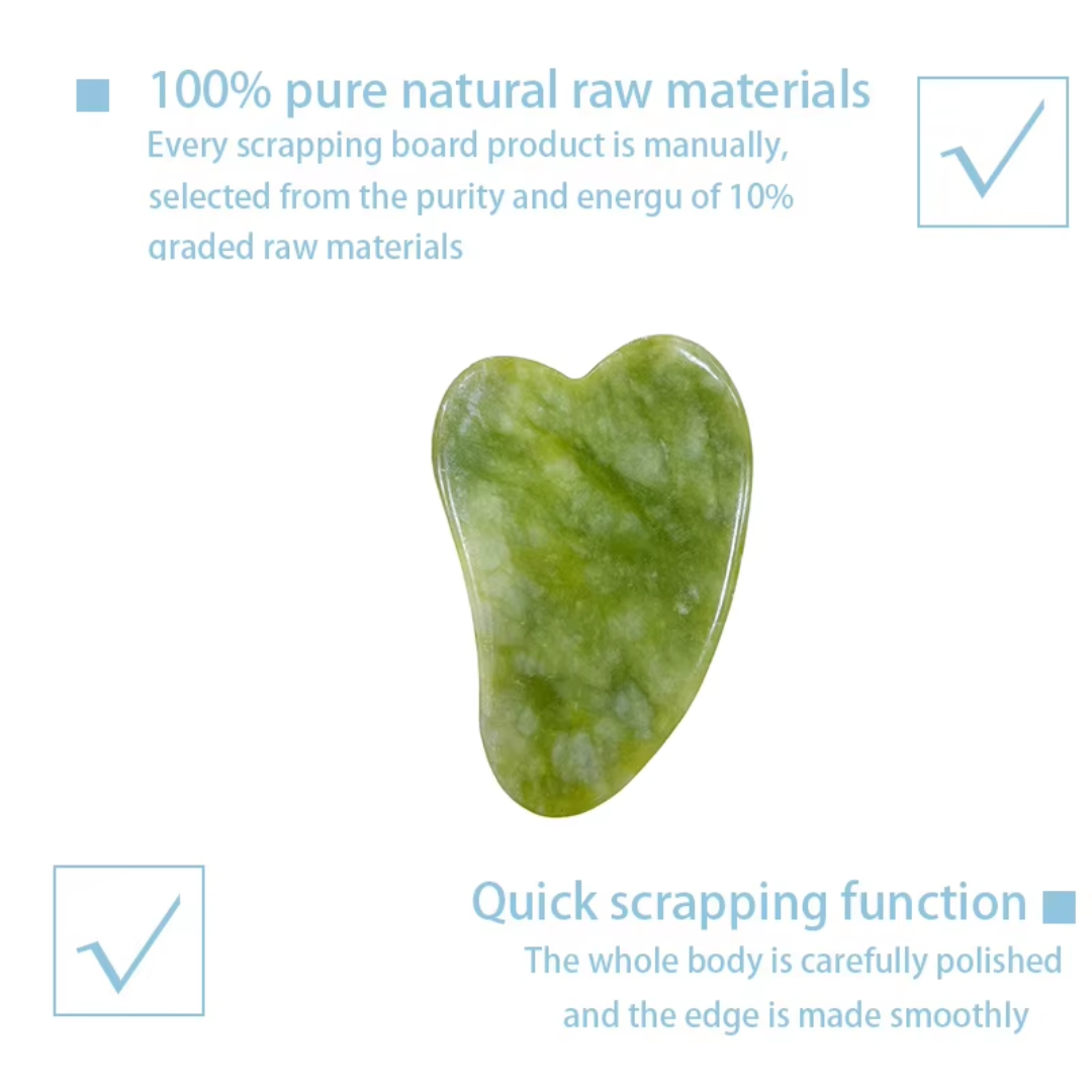 Instant Glow Gua Sha & Jade Roller Szett