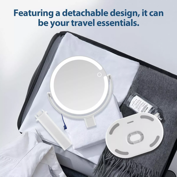 Megvilágított sminktükör - 20X zoom & állítható fényerő